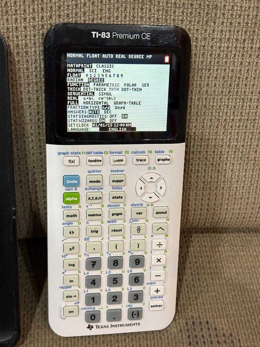 Calculator stintific Texas Instruments TI-83 Premium CE