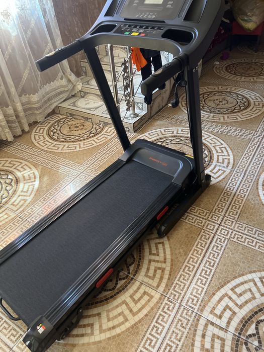Banda de alergat energy fot 450 negru/rosu