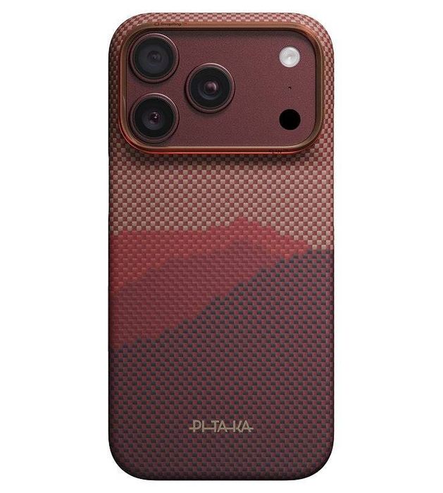 Карбонов Калъф с MagSafe Pitaka Edge Case Over the Horizon 2.0 за iPhone 18/17Pro 18/17 Pro Max