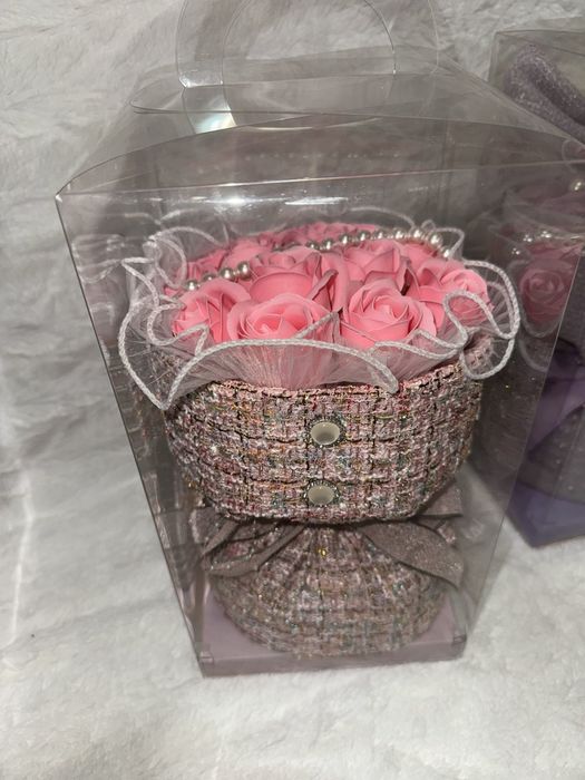 3D  мече 30 см , Букети от сапунени рози