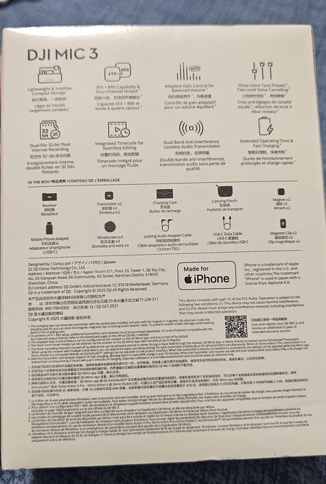 DJI Mic3 Microfon Wirelesa