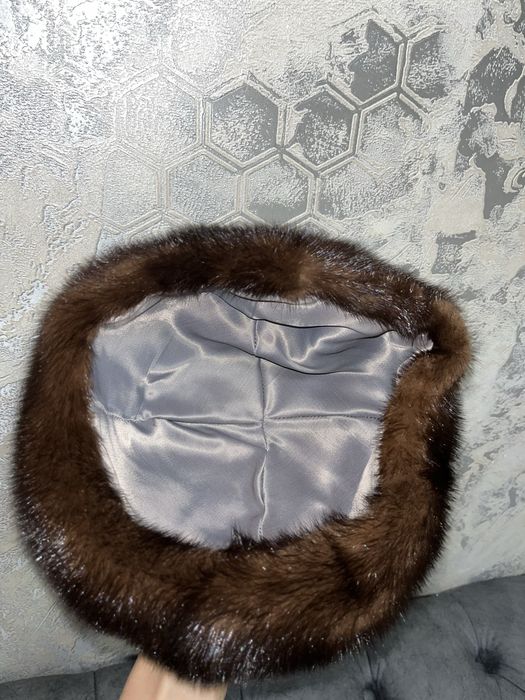 Норковая шапка женская