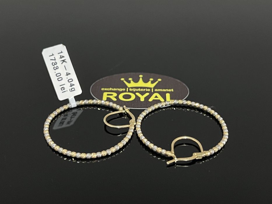 Bijuteria Royal CB : Cercei dama aur 14k 4,04 grame