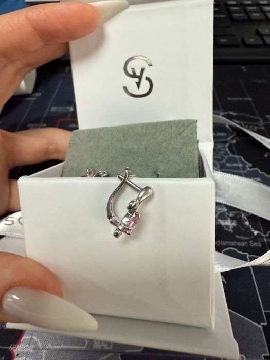 Серьги детские Sokolov. Серёжки