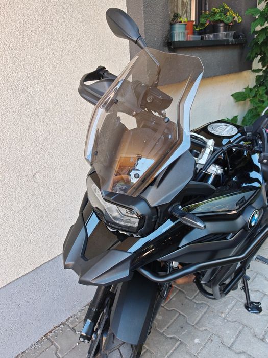 Parbiz moto Puig touring Bmw 750 GS