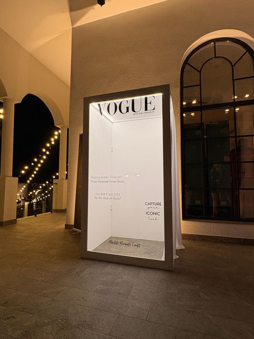 Cabina foto stil revista Vogue / decor evenimente