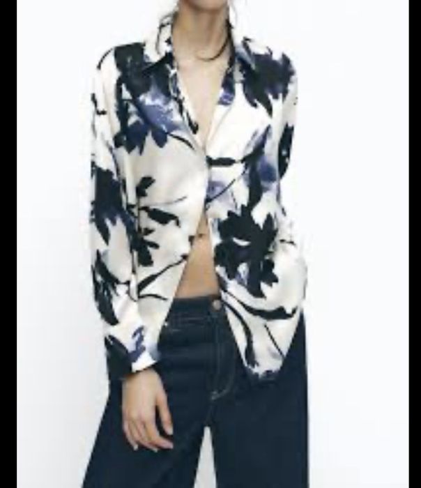 Сатенена риза ZARA