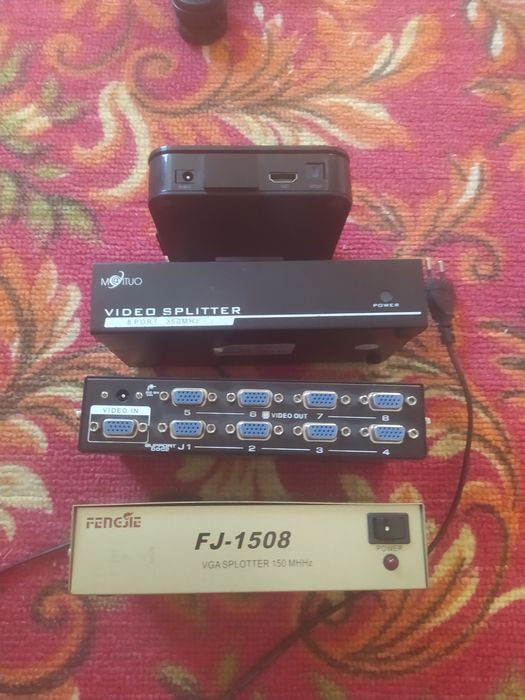 Video splitter 8портов 350 mhz