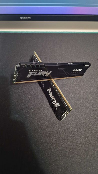 Оперативная память Kingston FURY Beast Black [KF426C16BB/8] 8 ГБx2