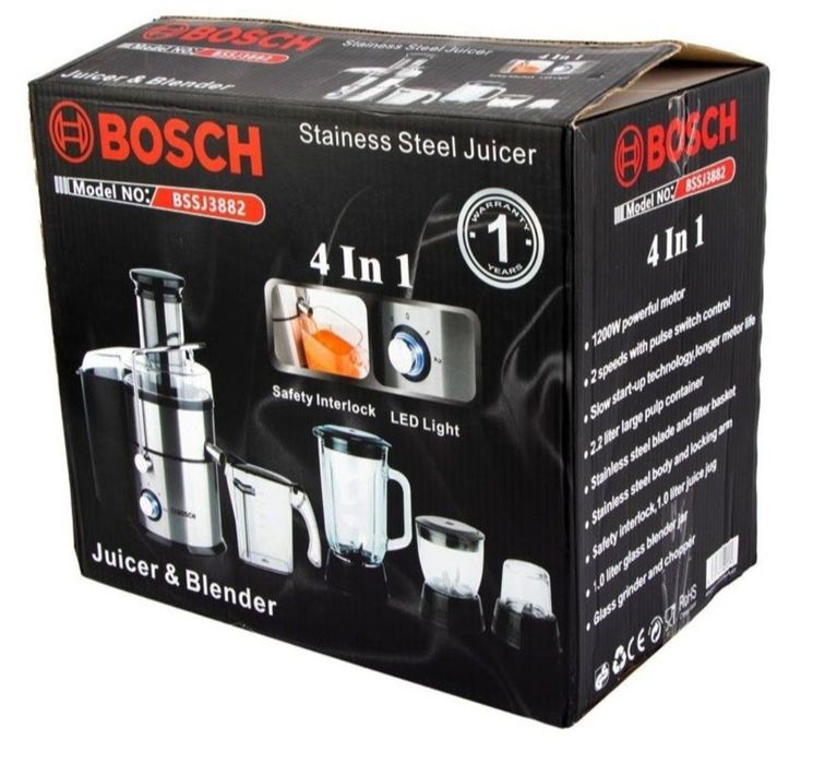 BOSCH 4в1 комбайн соковыжималка Чоппер кофе сок