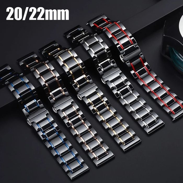 CERAMIC Керамична каишка за Huawei Watch/Samsung/Garmin/Xiaomi/Apple