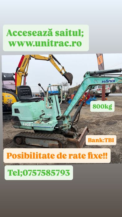 Excavator miniexcavator HANIX HDB-8