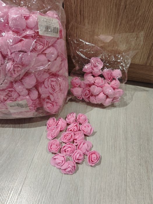 Рози за декорация, рози от фоам