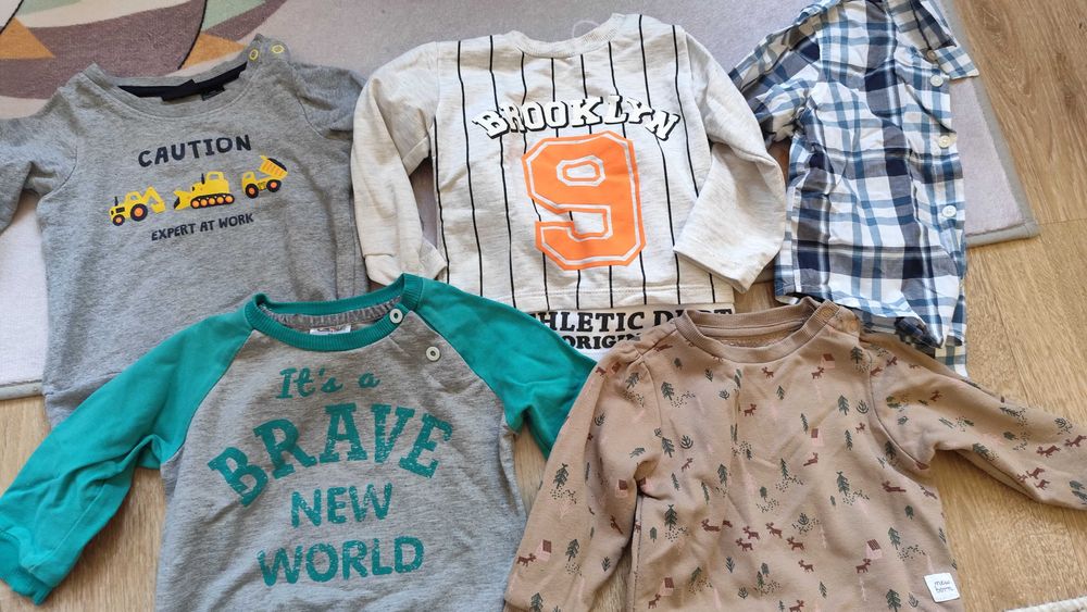 Лот детски дрехи за момче 74 - 80