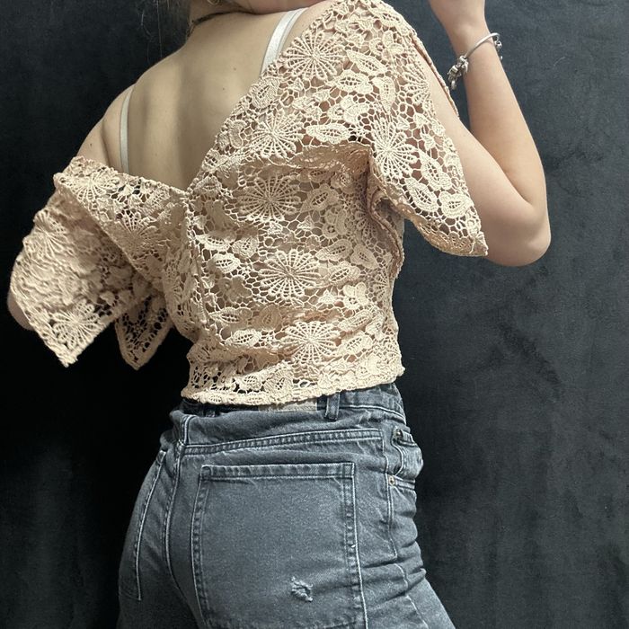 Tricou roz Zara Woman