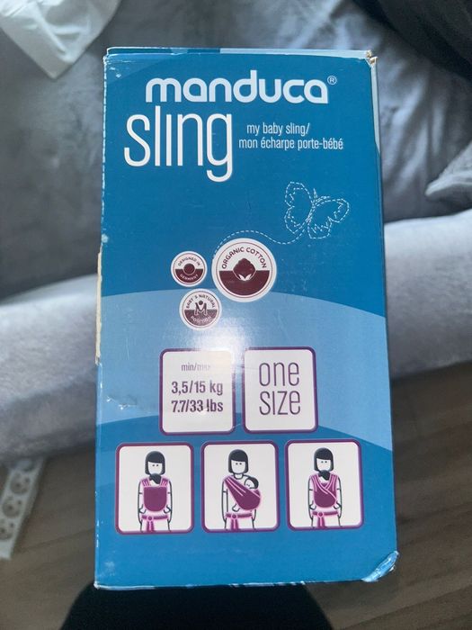 vând sling manduca culoare blue navy