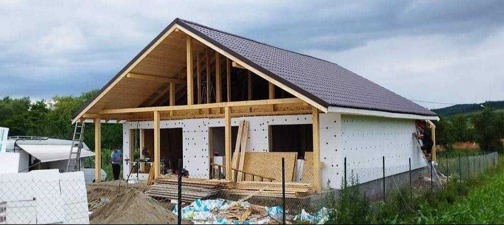Casa Modulara, Garaje Auto si Containere stil birou din structura metalica si panou sandwich termoizolant