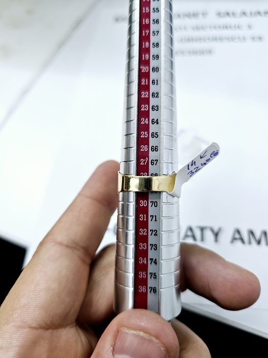Vand inel barbatesc din aur 14 k 6.22 g cod 891