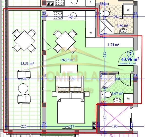 Продава се Едностаен апартамент в Варна, Галата - 60 кв.м за 582 €/кв.м - Снимка #3