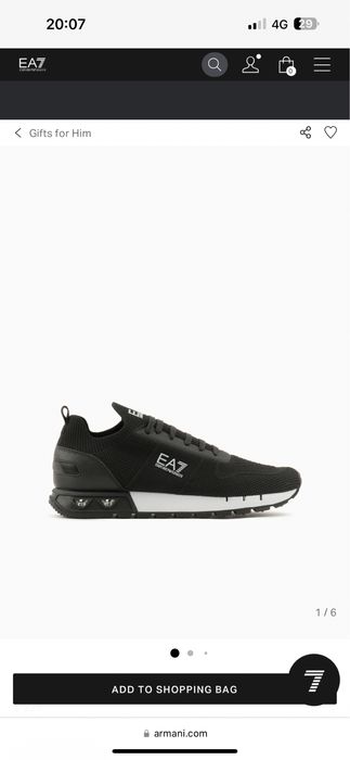 Продам кроссовки Emporio Armani