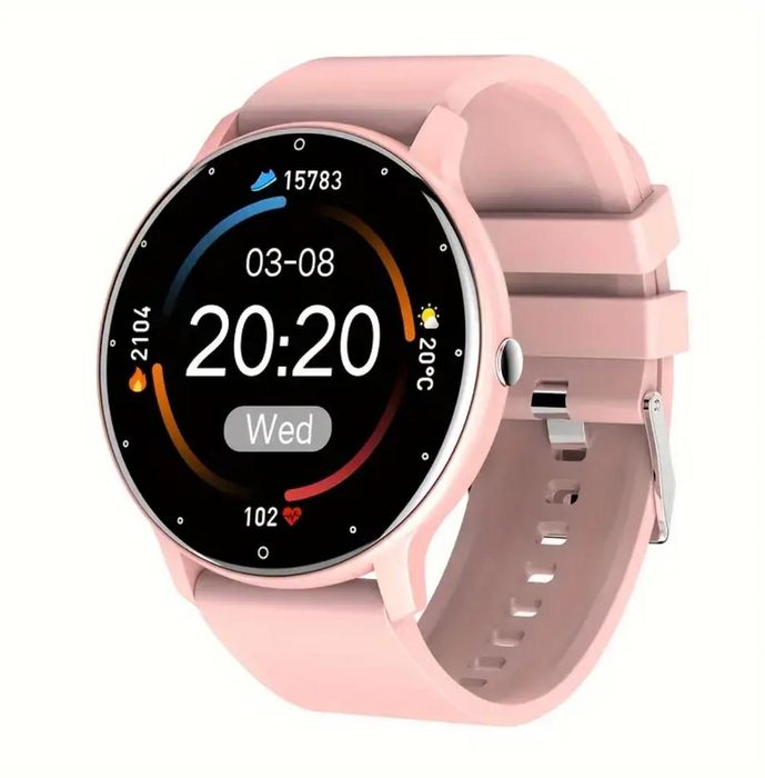 Ceas ecran tactil roz