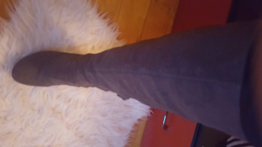 Cizme piele întoarsă