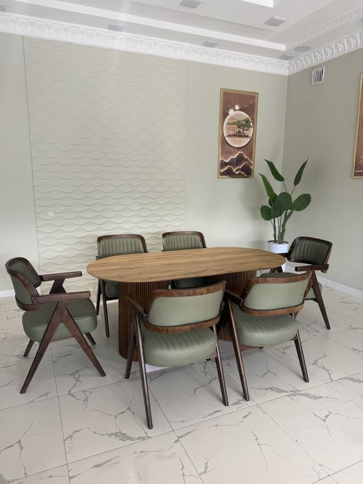 Стол ва стул 6 кишилик НОВА