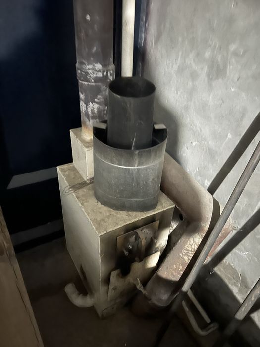 Темір пеш железный печ с горелкой на газу