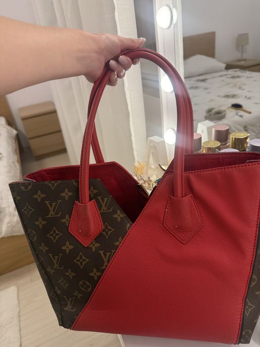 Louis vuitton  culore rosu fooc suprba incapatoate si materiale de cal