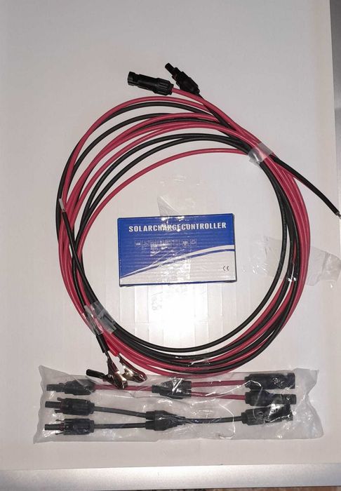 Kit fotovoltaic 200W cu panouri 2x100W incarcare baterii si sisteme la 12V