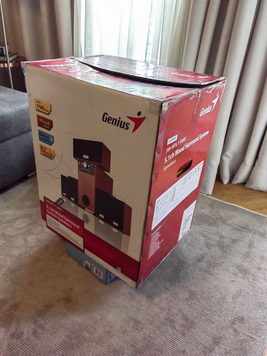 музикална система 5+1 Genius SW-HF 5.1 5005 Cherry Wood