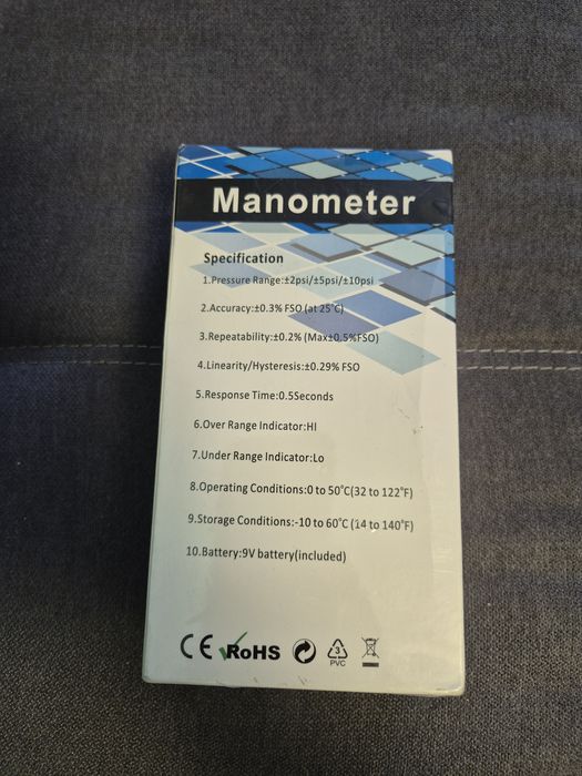 Manometru digital diferențial GainExpress – NOU, sigilat
