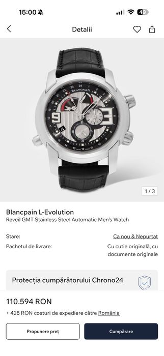 Ceas Blancpain L-Evolution GMT Alarm