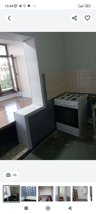 Kvartira 1 xonali arendaga chinarada kanechkada