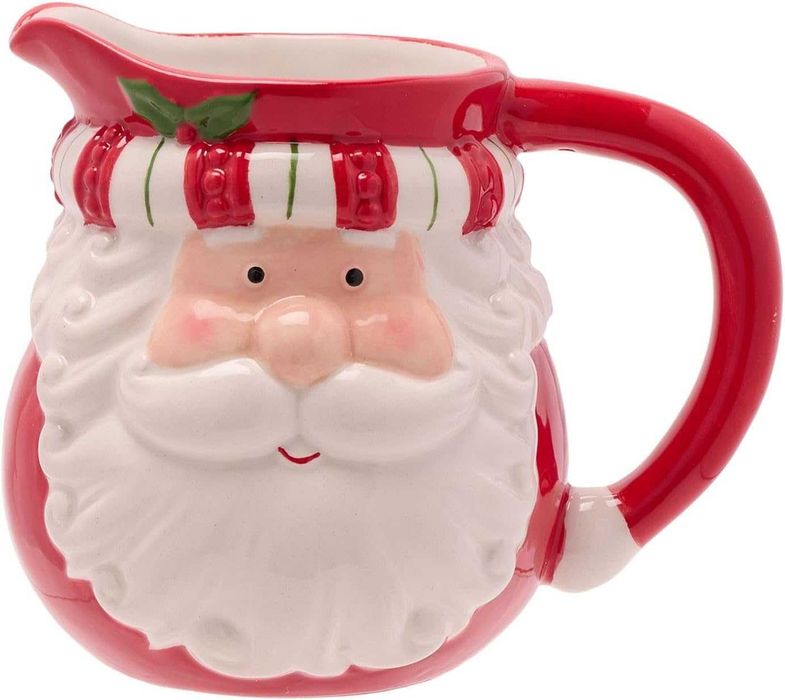 The Seasonal Gift Комплект купичка за захар, кана за мляко Дядо Коледа