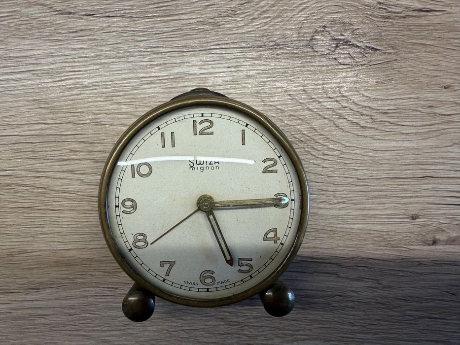 Ceas Swiza Mignon elvetian de masa birou alama