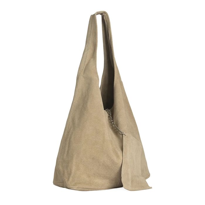 Чанта от естествен велур