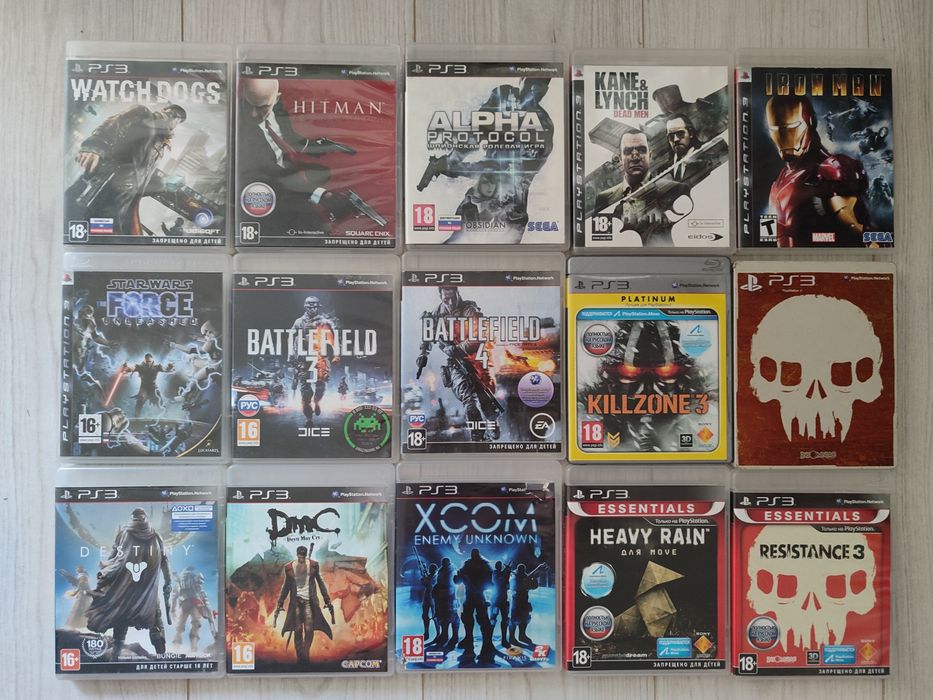 Игры для PS3 обновил сентябрь