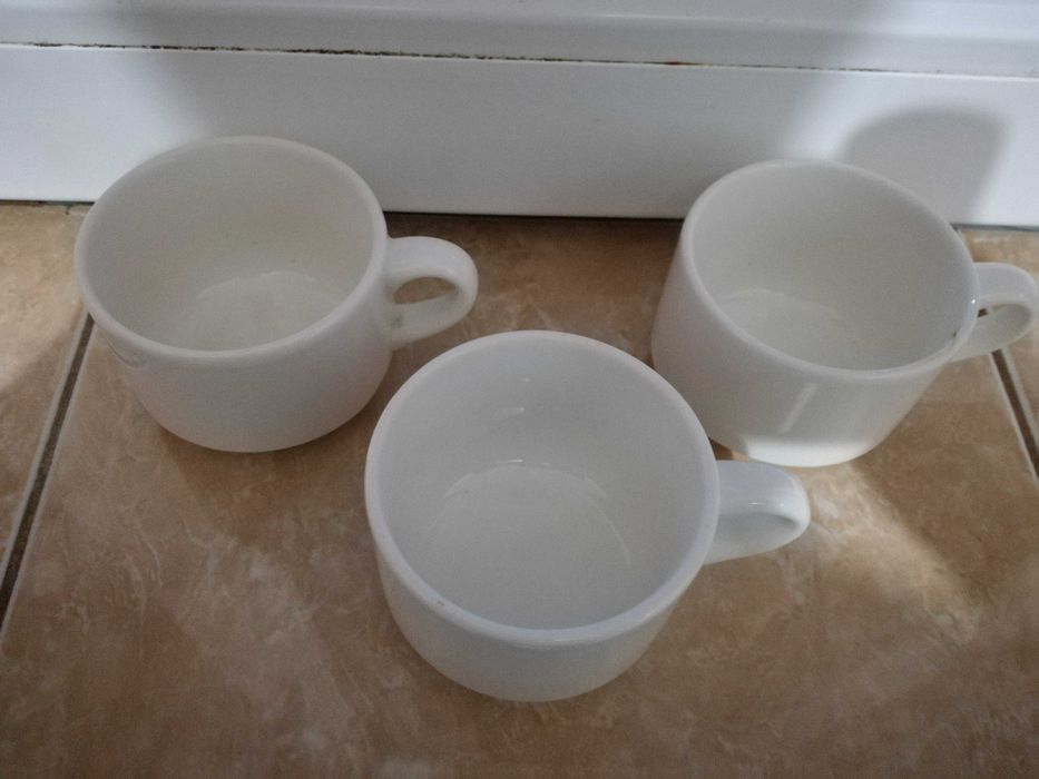 Set 3X Ceasca + Farfurioara Portelan Premium Bonna Banquet 180ml 200ml