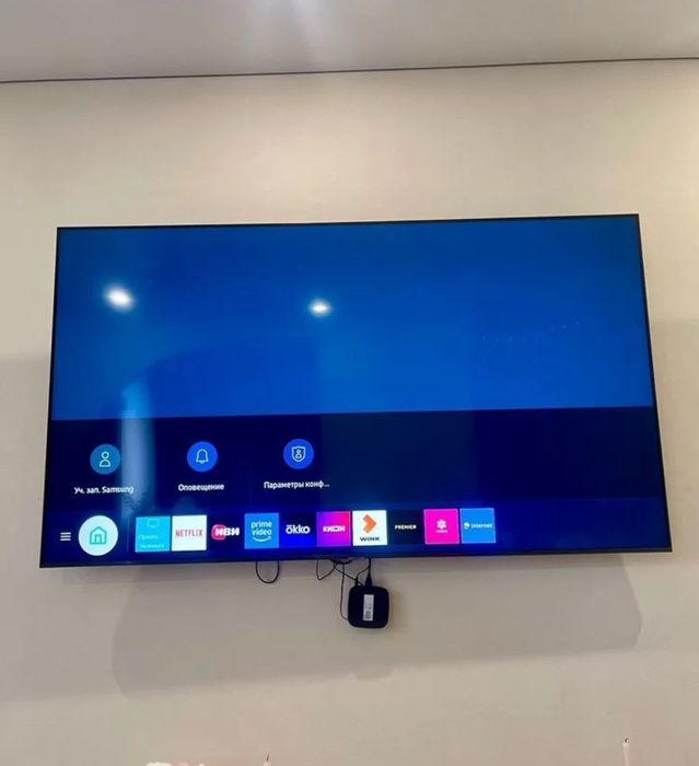 Samsung 75 дюймов (191 см) 4К smart tv телевизор