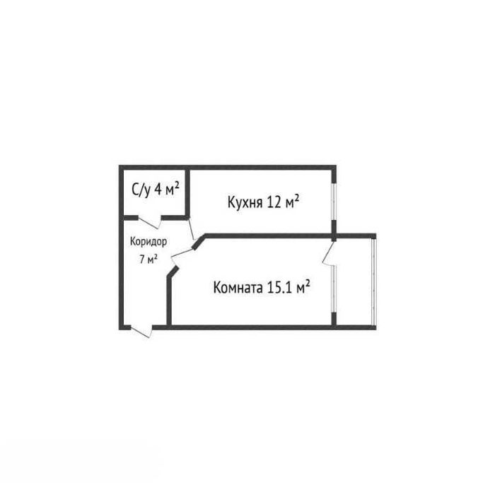 Продажа 1-комнатной квартиры