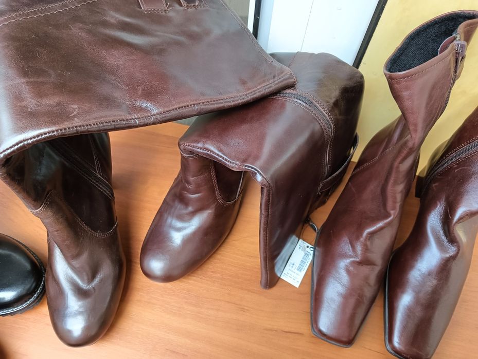 Cizme damă din piele naturală