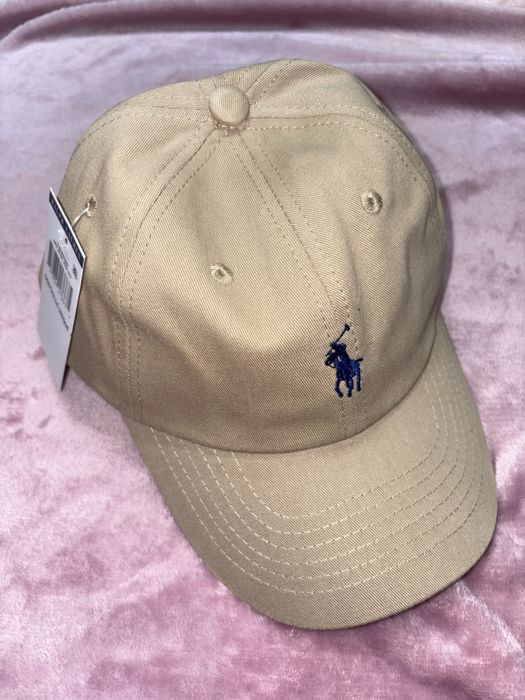 Șapcă crem bej maro Polo Ralph Lauren etichetă  Nouă nepurtată new
