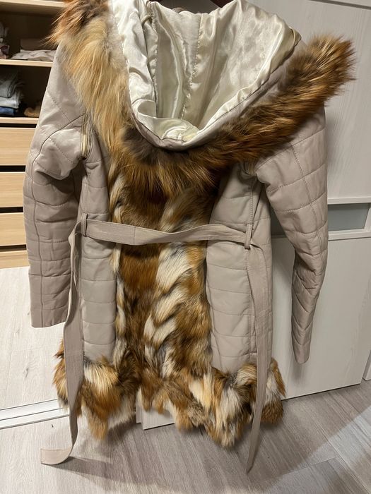 Палто от естествен косъм С размер