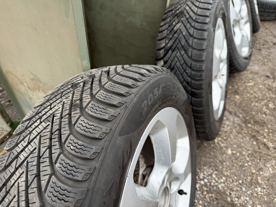 16 5х110 джанти със зимни гуми