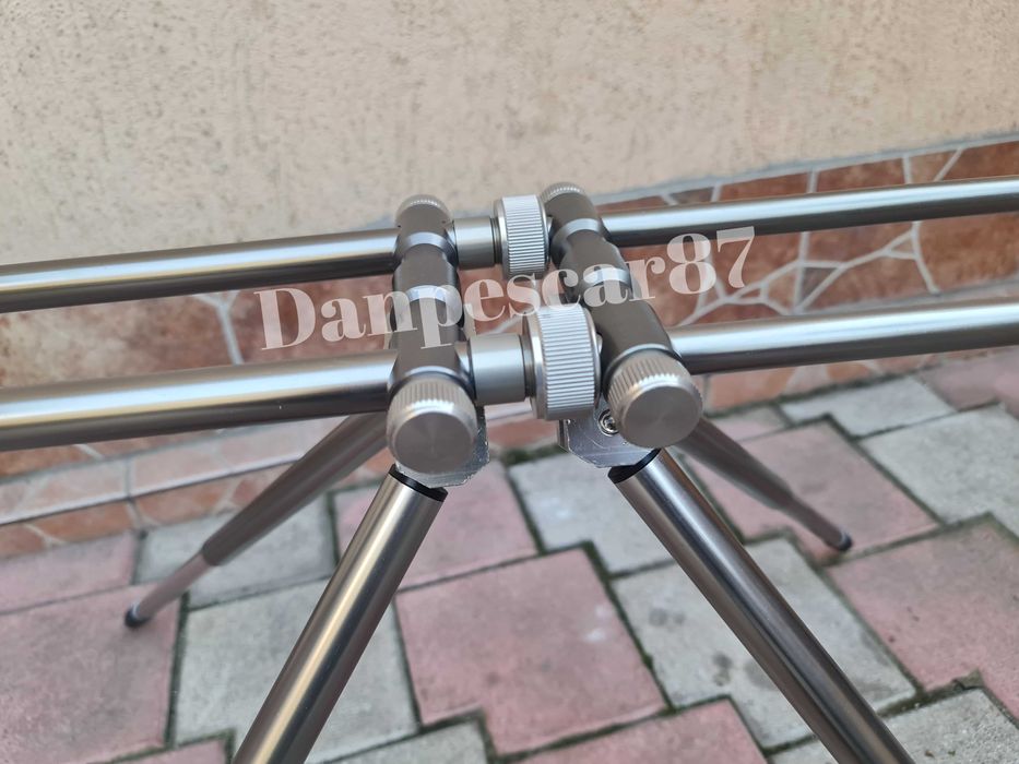 Rod pod (Quad Pod) Full metal silver cu 3 SAU 4  posturi model FL145