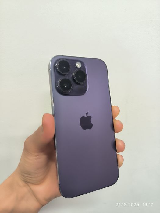 iPhone 14 pro 2 ta sim yonkis 85 128gb Karopka hujati bor xolati yaxsh