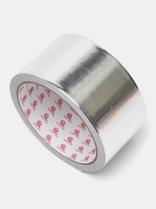 Алюминиевый скотч Фольгированная стеклотканевая лента, ширина - 48mm