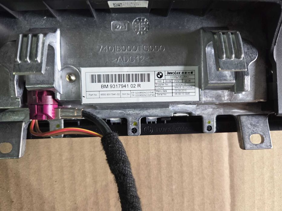 Display ecran navigatie BMW seria 2 F45 F46 BMW cod 9317941