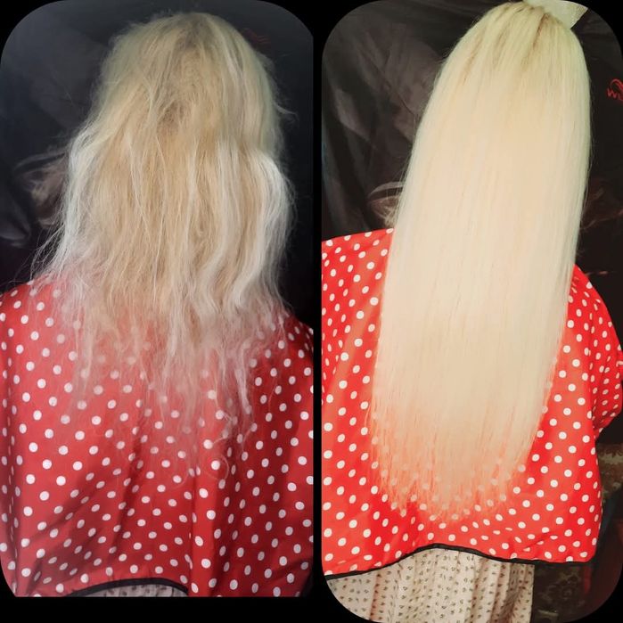 Наращивание волос холодное, горячее, вшивание